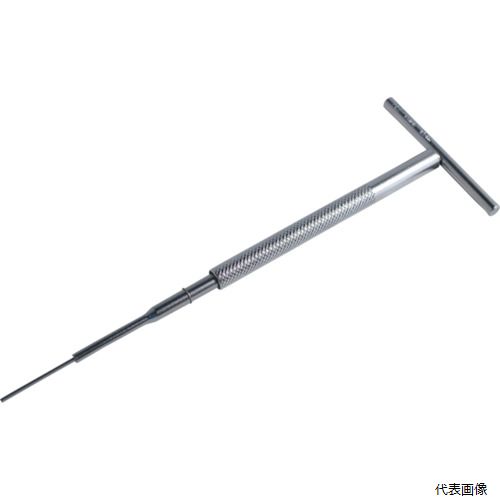 【特長】 ●金型、機械、治工具の本締め作業に適しています。 ●本体軸部にパイプを設けクルクル回転するので、作業の安定化とスピード化に威力を発揮します。 ●本締め可能です。 【用途】 ●金型、機械、治工具の締め付け作業に（本締め可）。 【仕様】 ●全長(mm)：200 ●全幅(mm)：80 ●対辺寸法(mm)：2.5 ●六角部寸法(mm)：42 ●対辺(mm)：2.5 ●六角穴付きボルトなどの締め・緩めに使用。くるくる回転式で作業効率アップ。 【材質／仕上】 ●軸：特殊合金鋼 ●ハンドル：炭素鋼 【注意】 ●必ずボルト・ナットの二面幅に合ったサイズをご使用下さい。 ●工具の使用目的以外には使用しないで下さい。 【入数】 ●1本 他のサイズはこちら 在庫のない商品は検索に表示されない場合がございます　