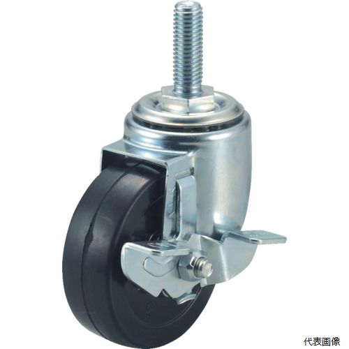 ワコーパレット ALT-50-RHS エアーキャスターねじ込みタイプ(自在車S付)荷重50 車輪径50 幅28