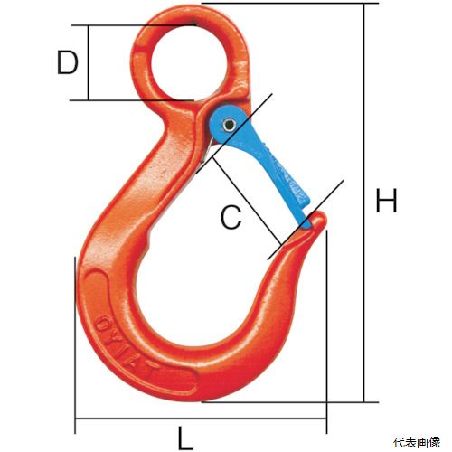 大洋製器工業 VHK1.25 大洋 Vフック 1.25t(1227323)