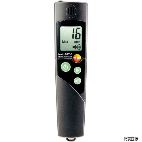 【特長】 ●調整時間不要で、電源を入れた後すぐに使用可能です。 ●アラーム値の設定可能です。 ●現場でのCOゼロ点調整不要です。 ●バーナーやガス湯沸器の不完全燃焼チェックに使用します。 【用途】 ●ガス・暖房システムの点検に。 ●CO中毒の警告に。 【仕様】 ●対象ガス：一酸化炭素 ●測定範囲(ppm)：0〜1999 ●分解能(ppm)：1 ●奥行(mm)：20 ●高さ(mm)：130 ●幅(mm)：30 ●連続使用時間(h)：150時間 ●測定精度：±10ppm(0〜+99ppm)、±10％(+100〜+499ppm)、±20％(+500ppm以上) ●電源(V)：単4乾電池×2本(付属) ●検知方式：定電位電解方式 ●防爆構造：非防爆 ●ガス採気方式：接触式 ●検知対象：一酸化炭素（CO） 【セット内容／付属品】 ●乾電池 ●ソフトケース ●ストラップ ●イヤホン ●出荷検査書 【入数】 ●1個 他のサイズはこちら 在庫のない商品は検索に表示されない場合がございます　