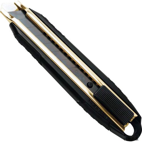 フジ矢 FK02A-BG メタルカッターナイフ(黒金)