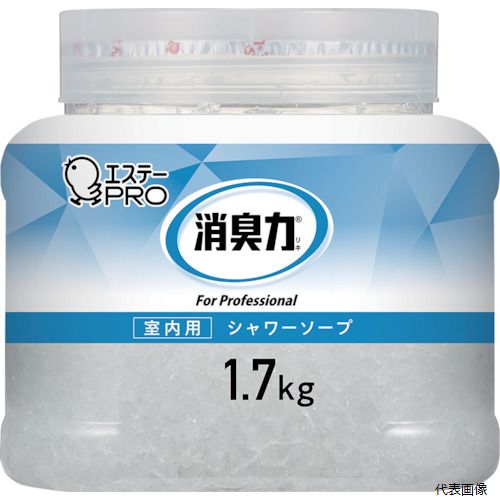 【特長】 ●約半年間も消臭効果が持続します。 ●確かな効果で約20年も支持され続けるロングセラーです。 【用途】 ●応接室・会議室に。 ●室内用 ●容量(kg)：1.7 ●香り：シャワーソープ ●タイプ：室内用 ●品名：G消臭力　本体　1.7kg　シャワーソープ ●内容量(ml)：1.7kg ●本体 【入数】 ●1個 他のサイズはこちら 在庫のない商品は検索に表示されない場合がございます　