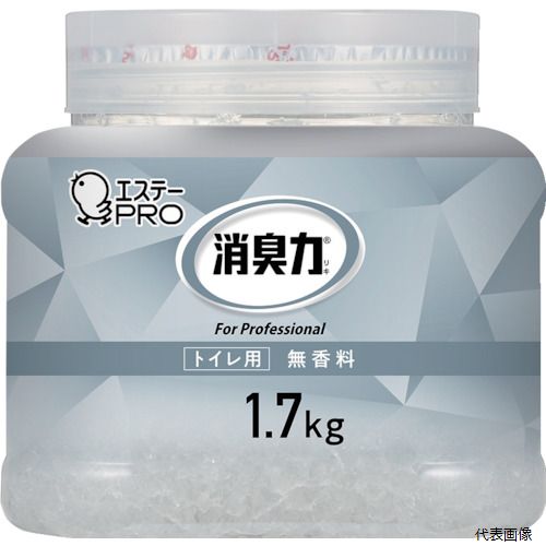 【スタンプラリー】エステー ST130405 消臭力 業務用 クラッシュゲル トイレ用 本体 1.7kg 無香料