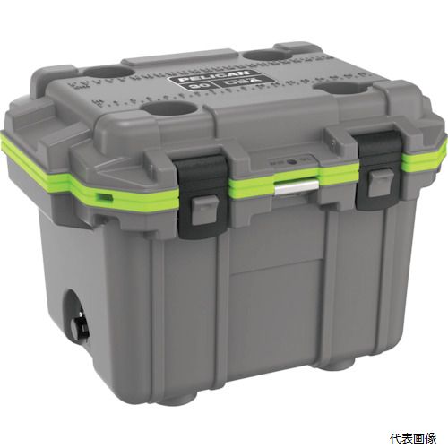 ※こちらの商品はメーカーからの直送につき、代引き不可商品となります。 ※大型商品のため、発送後到着迄に時間かかることがございます。 　ご到着の日時はお手元の送り状に記載された番号からご確認下さい。 ※日時・時間指定はできません。 【特長】 ●最高クラスの耐久性でタフな環境でも安心してお使い頂けます。 ●分厚い保冷フォームを搭載しており抜群の保冷力を誇ります。 ●食品衛生法適合品です。 ●色：ダークグレー×グリーン ●幅(mm)：643 ●奥行(mm)：483 ●高さ(mm)：470 ●有効内寸(mm)間口：371 ●有効内寸(mm)奥行：259 ●有効内寸(mm)高さ：279 ●容量(L)：30 ●収納目安：350ml缶・23本 ●保冷部厚み(mm)：53 ●食品衛生法適合品 ●有効内寸(mm)幅：371 ●プレス&プルラッチ ●フタ部カップホルダ付 ●栓抜き金具付 ●排水バルブ付 ●フタ部フィッシュスケール付 【材質／仕上】 ●本体：ポリプロピレン樹脂 ●栓抜き：ステンレス 【入数】 ●1台 他のサイズはこちら 在庫のない商品は検索に表示されない場合がございます　