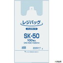 シモジマ 006903505 レジ袋 レジバッグ SK-50 100枚入り(3)