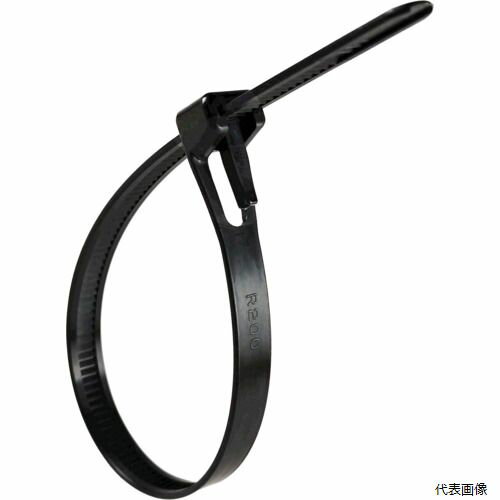 エスジー工業 SG-R200W SG リピートタイ リリースタイプ(耐候・耐熱)黒