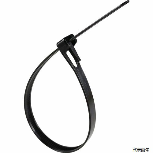 エスジー工業 SG-R250W SG リピートタイ リリースタイプ(耐候・耐熱)黒