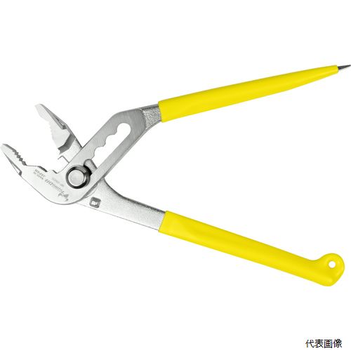 Wrenches - ツノダ WP-200DS TTC バネ付きウォーターポンププライヤー ドライバー付き 200mm