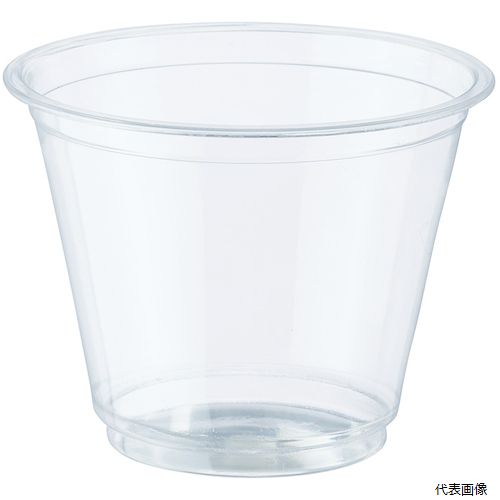 シモジマ 004526005 HEIKO 透明カップ A-PET 9オンス 浅型 口径92mm 50個入り