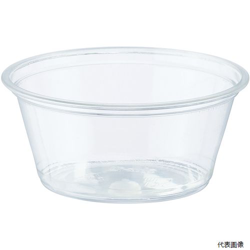 シモジマ 004526002 HEIKO 透明カップ A-PET 3.25オンス 浅型 口径74mm 50個入り