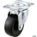 ユーエイ G-50R プレート式 自在 キャスター ゴム 車輪径50mm Gタイプ G型 取付寸法46×35