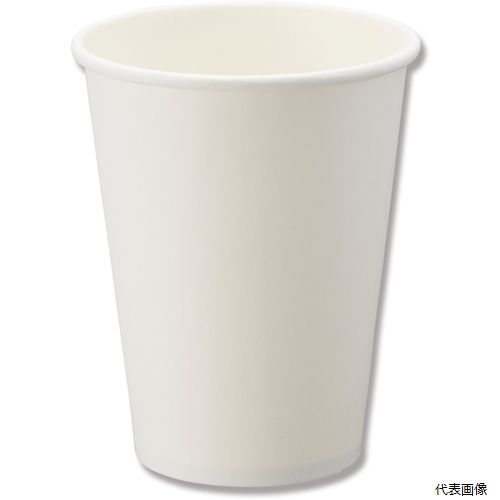 シモジマ 004535992 HEIKO ペーパーカップ アイス・ホット兼用 12オンス 口径90mm ホワイト 50個入り