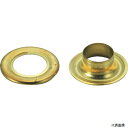 トラスコ P-THP-B8 TRUSCO 両面ハトメ 真鍮 8mm 20組入 (ブリスターパック入)