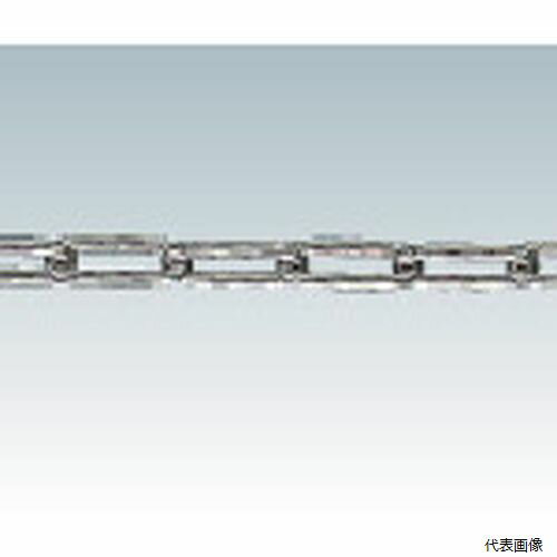 【特長】 ●ステンレス製でさびにくく、耐久性に優れます。 ●リンク：溶接止め 【仕様】 ●全長(m)：1 ●線径d(mm)：2.5 ●内長P(mm)：14 ●内幅W(mm)：4.5 ●使用荷重(kN)：0.59 【材質／仕上】 ●ステンレス(SUS304) ●表面処理：バレル研磨仕上げ 【入数】 ●1本 他のサイズはこちら 在庫のない商品は検索に表示されない場合がございます　
