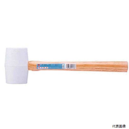 【特長】 ●白いものを叩くときに適しています。 【用途】 ●相手にキズを付けたくない組立・補修作業等に。 【仕様】 ●呼称(ポンド)：1/2 ●頭径(mm)：46 ●頭長(mm)：79 ●全長(mm)：300 ●呼称：1/2ポンド ●頭部長さ(mm)：79 ●ヘッド硬度　HDD15° 【材質／仕上】 ●頭部：天然ゴム、合成ゴム ●柄：樫 【入数】 ●1本 他のサイズはこちら 在庫のない商品は検索に表示されない場合がございます　