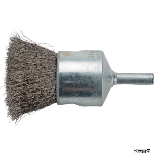 バーテック 3753600 BURRTEC クリンプ軸付きエンドブラシ MEBA-22SA