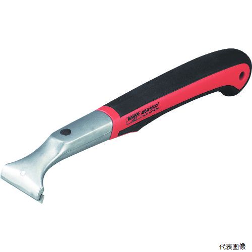 【特長】 ●超硬刃仕様なので、従来（スチール製）の物に比べ50倍以上長持ちします。 ●手に優しいエルゴハンドルです。 ●二方向使用可能です。 ●木材のような柔らかいものから硬いものまであらゆる材料に使用できます。 【用途】 ●ペンキ落とし、さび落とし、粘着テープはがしなどに。 ●表面に付着した接着剤、充填材、コンクリート落としに。 ●車体、ボート銑鉄作業での付着物落としなどに。 【仕様】 ●全長(mm)：255 ●刃幅(mm)：50 ●刃長(mm)：6.9 ●刃厚(mm)：1.5 【材質／仕上】 ●刃：超硬 ●グリップ：エラストマー樹脂 【入数】 ●1丁 他のサイズはこちら 在庫のない商品は検索に表示されない場合がございます　