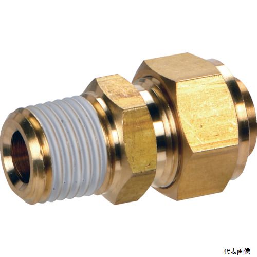 Rakuten - トラスコ TS-6X4-01CM TRUSCO クイックシール継手 コネクタ φ6X4 呼びR1／8