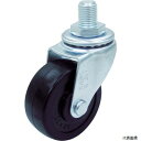 ユーエイ LT-50R-M12-14 ねじ込み式 自在 キャスター ゴム 車輪径50mm Lタイプ LT型 ネジ寸法M12×14ピッチ1.25