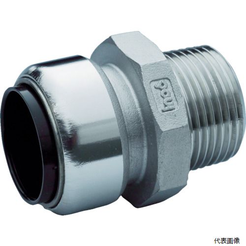 イノック 304IQSMA20SUX15A イノクイック 雄アダプタ付ソケット