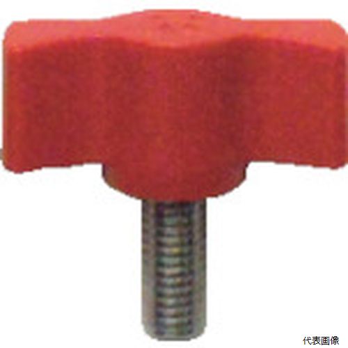 三星産業貿易 C3-M6X15-R-5P 三星 キャンディノブボルト M6×15 赤 (5個入)