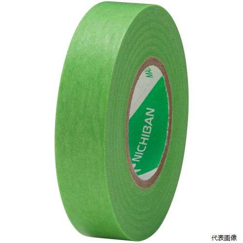 【特長】 ●引き出しやすく、作業性に優れています。 ●基材強度が優れており、剥がすときにテープが切れにくいです。 ●外壁塗装時のマスキング作業に適しております。 ●優れた直線性です。 ●仕上がりがキレイです。 ●スクラップ、プレゼントのラッピングなど、日曜大工から家庭の「貼る」「留める」「束ねる」など様々な使用シーンや用途に使えて便利です。 ●テープを貼った上から重ね貼り可能です。 【用途】 ●外壁塗装用マスキングに。 ●コンクリート、アルミサッシ、タイル、塗装鋼板などの被着体に。 【仕様】 ●色：黄緑 ●幅(mm)：12 ●長さ(m)：18 ●厚さ(mm)：0.089 ●テープカット条件：手で切断可能 ●粘着力(N/10mm)：1.35 ●引張強度(N/10mm)：33.0 ●芯径：1インチ ●伸び(%)：6 【材質／仕上】 ●基材：和紙 ●粘着剤：アクリル系 【入数】 ●1PK/10巻 他のサイズはこちら 在庫のない商品は検索に表示されない場合がございます　