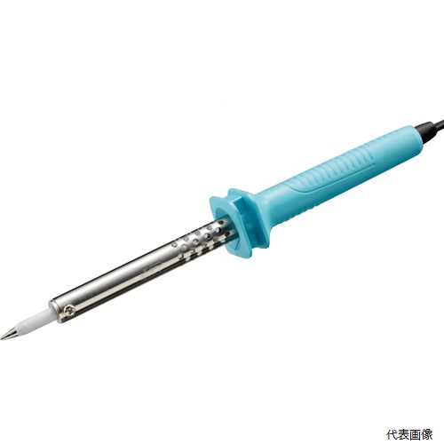 【特長】 ●グリップは軽くて握りやすく、長時間の作業にも疲れません。 ●KS-20R、30Rは電子工作用はんだこてとして、多くのユーザーに愛用されています。 【仕様】 ●電源(V)：AC100 ●消費電力(W)：55 ●最高温度(℃)：540 ●付属コテ先：R-6BC ●全長(mm)：230 ●電源コード長さ(m)：1.5 ●先端形状：BC型 ●電源コード長さ：1.5m ●耐蝕性こて先付き 【入数】 ●1個 他のサイズはこちら 在庫のない商品は検索に表示されない場合がございます　