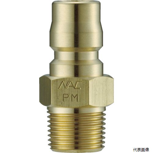 長堀工業 CTL02PM2 ナック クイックカップリング TL型 真鍮製 メネジ取付用プラグ Rc1／4