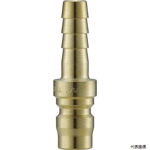 長堀工業 CTL06PH2 ナック クイックカップリング TL型 真鍮製 ホース取付用 バルブレス