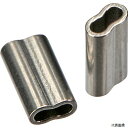 トラスコ SRB15S TRUSCO ワイヤロープ用ステンレススリーブ(2個入)1.2〜1.5パイ用