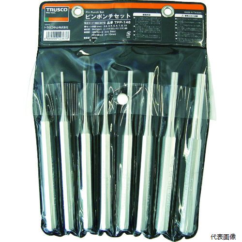 トラスコ TPP148 TRUSCO ピンポンチセット 8本組