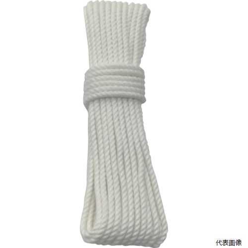 ユタカメイク A-51 ロープ ビニロンロープ3ッ打 4φ×10m