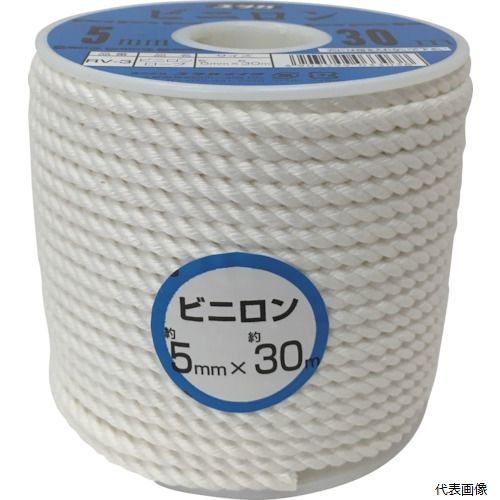 【スタンプラリー】RV-3 ユタカメイク ロープ ビニロンロープボビン巻 5φ×30m