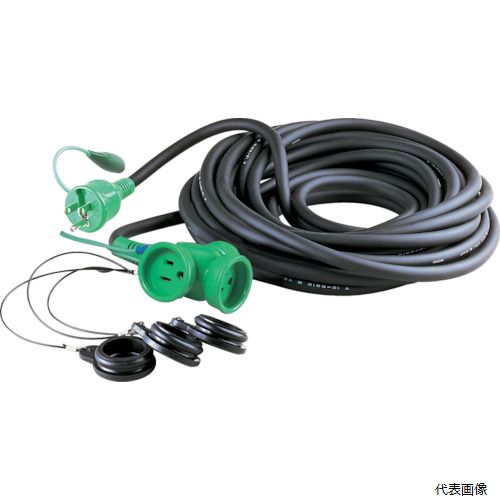 日動工業 PPTW-10E NICHIDO アース付防雨型延長コード 10m