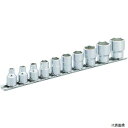 TONE HS312 TONE ソケットセット(6角・ホルダー付) 12pcs 差込角9.5mm