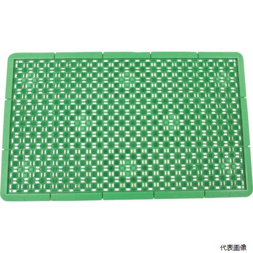 Floor Materials - (代引き不可) 山崎産業 F-185-6-G コンドル 泥落としマット 泥っプマット #6 600mm×854mm 緑