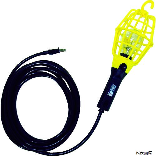ハタヤリミテッド ILI-5Y ハタヤ 補助コードランプ 60W耐震電球付 電線5m ランプガード黄