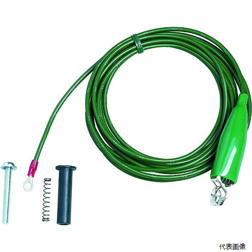 【特長】 ●二重絶縁工具を使用時に、メタルセンサーリールと電動工具を接続するアダプターです。 【用途】 ●二重絶縁工具使用時に、メタルセンサー機能が働かない場合。 ●本体に導通がある場合。 ●電動工具本体が樹脂製でドリルビットと導通があり、本体止めネジが奥にあるタイプ 【仕様】 ●電線仕様長さ(m)：3 ●コード長さ(m)：3 ●使用条件：本体が樹脂製のもので導通有 【入数】 ●1本 他のサイズはこちら 在庫のない商品は検索に表示されない場合がございます　