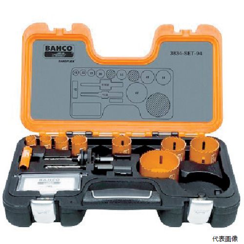 ���ʥåץ���ġ��륺 3834-SET-94 BAHCO �ؿϼ��Х��᥿��ۥ륽�� ���å� 16��19��22��25��30��35��41��51��67mm