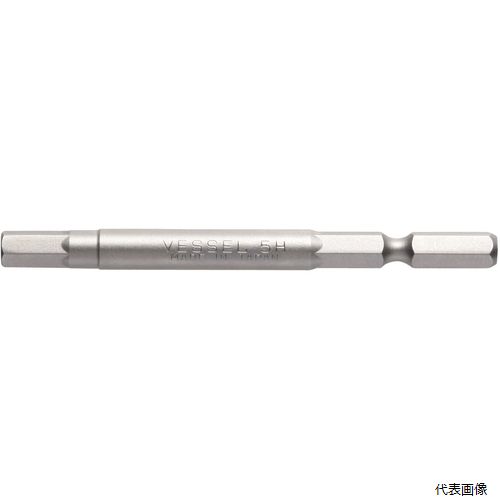 【特長】 ●電動ドライバーにも使用可能な対辺5mm、六角形状です。 ●大量ロット生産で品質の安定と低コストを実現しています。 ●品質管理により、折れに強いビットとしてシビアで過酷な状況での作業が要求される産業界で長い実績があります。 【仕様】 ●刃先：対辺5 ●全長(mm)：70 ●シャンク径(mm)：5 ●軸径(mm)：5 ●差込口：六角 ●適合メーカー：ベッセル、HIOS、DELVO ●硬さ：H ●呼称：B34 ●硬度：H 【入数】 ●10本 他のサイズはこちら 在庫のない商品は検索に表示されない場合がございます