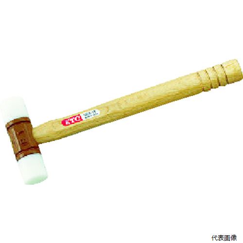 【特長】 ●手になじみやすく、作業効率をあげるテーパー形状の柄です。 ●ヘッドは割れ、欠けが発生しにくい強化ナイロンを使用し、カスが機械に混入するなどのトラブルを低減します。 ●木柄には、滑り防止のためのスリット加工を施しています。 【用途】 ●汎用工具 【仕様】 ●全長(mm)：310 ●呼称：1ポンド ●頭径(mm)：32 ●頭長(mm)：112 ●呼称(ポンド)：1 ●頭部長さ(mm)：112 ●替ヘッド：UD8-10-1 【材質／仕上】 ●頭部：樹脂（強化ナイロン） ●柄：樫 【入数】 ●1本 他のサイズはこちら 在庫のない商品は検索に表示されない場合がございます