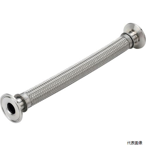乐天商城 - 南国フレキ工業 NK-1800SNT/SUS304-1.5S-1000L NFK サニタリーフランジ(フェルール)式フレキシブルホース SNTタイプ ALLSUS304 1.5S×1000L