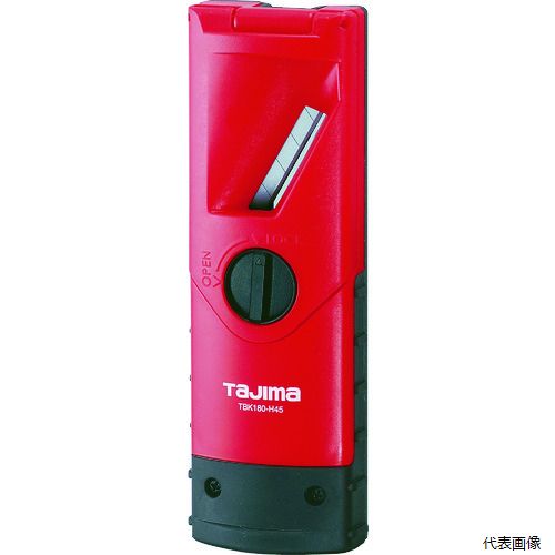 TJMデザイン TBK180-H45 タジマ ボードカンナ 面取り・平削り用 全長180mm 平45 赤色