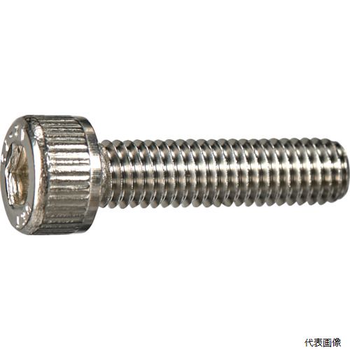 トラスコ Y805-0410 TRUSCO 六角穴付ボルト ステンレス 全ネジ M4×10 10本入 少量パック ／キャップボルト(CAP)(4.0)