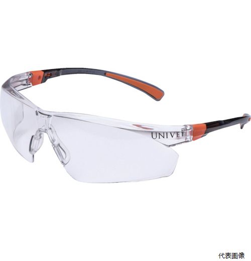 【スタンプラリー】Univet506U.04.03.00二眼型保護メガネ506UPブラック×オレンジ