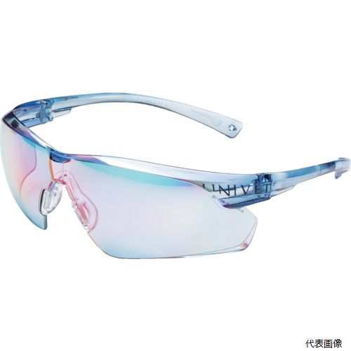 保护眼镜 - Univet 505U.00.00.37 二眼型保護メガネ 505UP ライトブルー