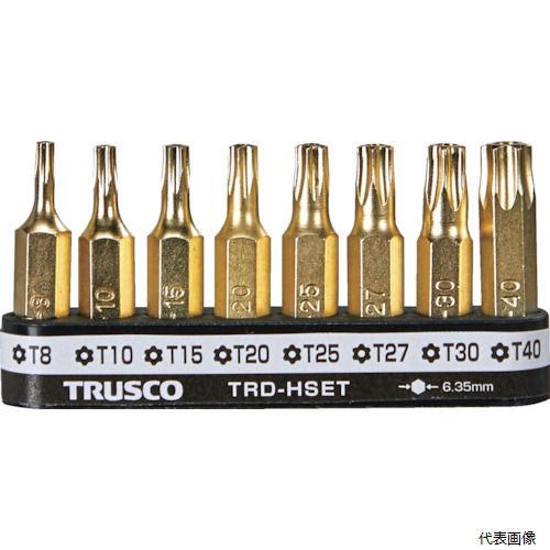 乐天商城 - トラスコ TRD-HSET TRUSCO ヘクスローブドライバー(ホルダー付)セット8本組