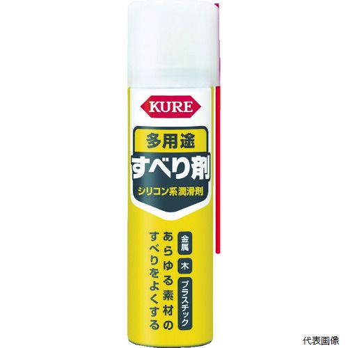 【特長】 ●無溶剤タイプなので、金属以外にもプラスチック、木、ゴムなどあらゆる素材の滑り性を向上させます。 ●ベタつきの少ない無香性のシリコン系潤滑剤です。 ●あらゆる素材のツヤ出しにも使用できます。 【用途】 ●敷居、サッシ、家具、建具などの滑り性の向上。 ●釣用リール、玩具、工具、農機具、断裁機、自動車、オートバイなどの潤滑に。 【仕様】 ●色：透明 ●容量(ml)：70 ●グリスタイプ 【材質／仕上】 ●主成分：シリコーンオイル 【注意】 ●注意事項：床や階段など滑ると危険な箇所には使用せず、また、かからないように注意する。 【入数】 ●1本 他のサイズはこちら 在庫のない商品は検索に表示されない場合がございます