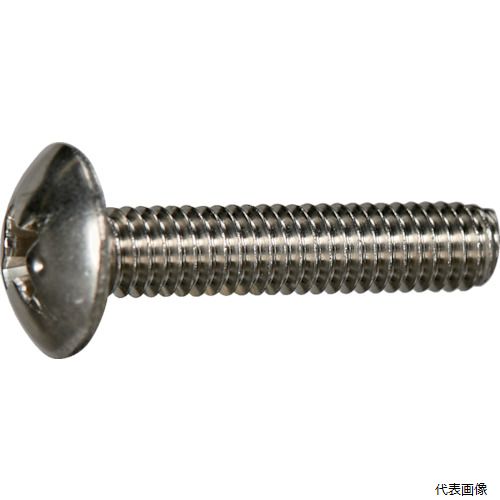トラスコ Y829-0415 TRUSCO トラス頭小ねじ ステンレス 全ねじ M4×15 10本入 少量パック