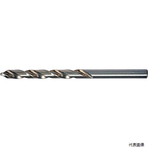 【特長】 ●先端部に喰いつきが良いXシンニング加工を施しております。 ●汎用的なドリルで、幅広い被削材にご使用いただけます。 【用途】 ●被削材：軟鋼、一般鋼、鋳鉄、軽合金、アルミ、木材。 【仕様】 ●刃径(mm)：7.1 ●溝長(mm)：69 ●全長(mm)：109 ●シャンク径(mm)：7.1 ●先端角(°)：118 【材質／仕上】 ●高速度鋼（HSS） 【入数】 ●10本 他のサイズはこちら 在庫のない商品は検索に表示されない場合がございます　